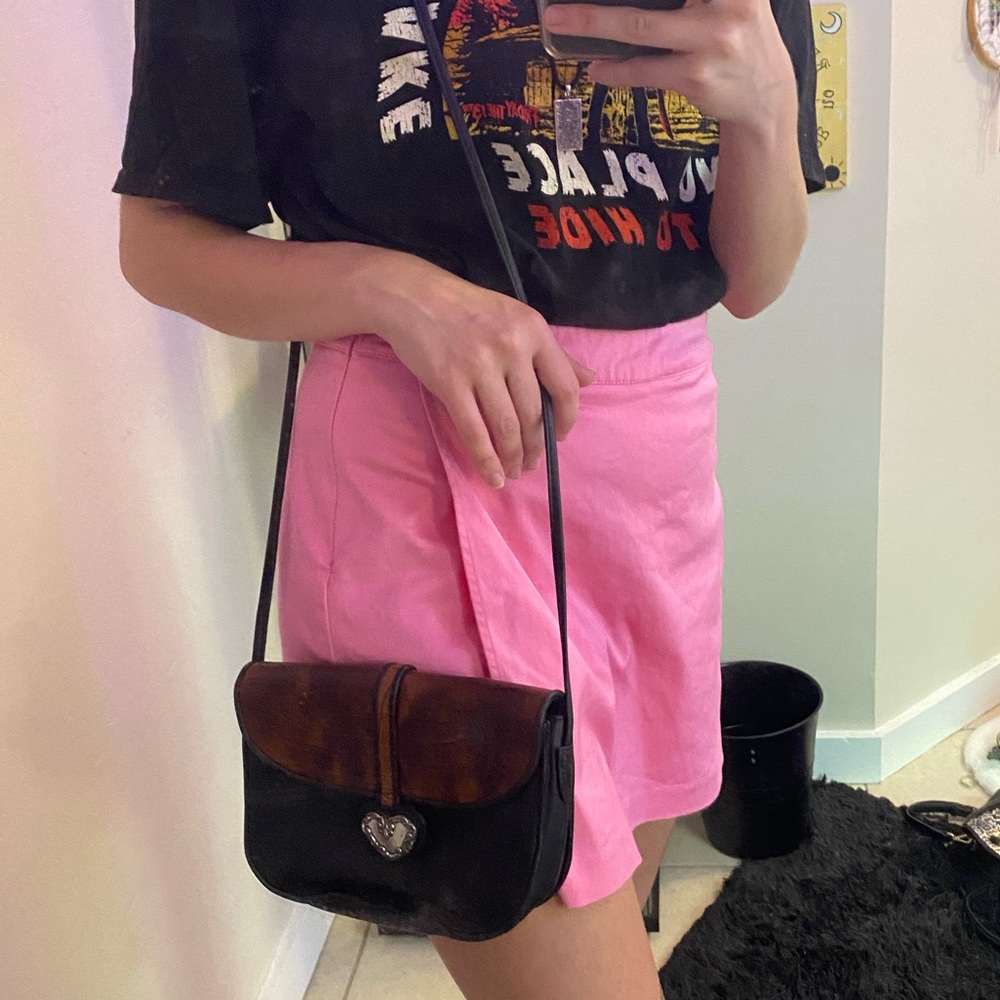 Black and brown cute purse